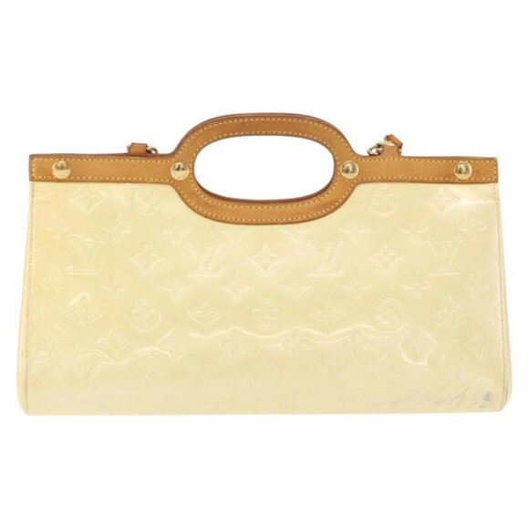 LOUIS VUITTON Monogram Vernis Roxbury Drive Hand Bag Perle M91374 LV Auth 156779 - Picture 2 of 16